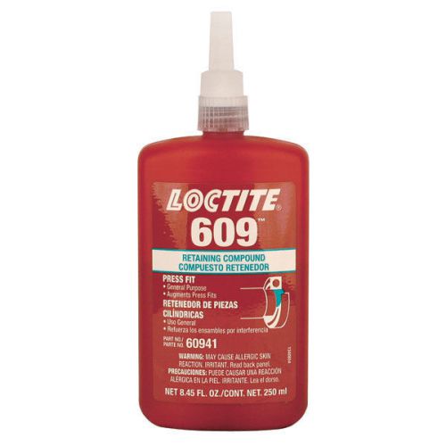 LOCTITE 609™ Retaining Compound-GeneralPurposeContainerSize:250 ml. Bottle