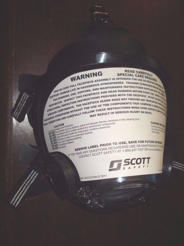 Scott safety av-3000 full face respirator 31001740 |nj3| for sale