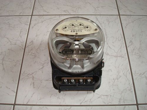 VINTAGE  G.E. ELECTRIC METER  TYPE I-16