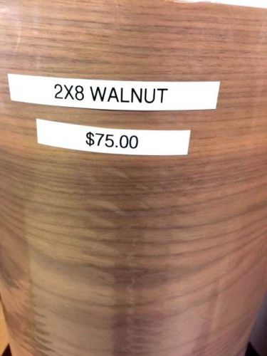 Unfinished Walnut Wood Veneer 24&#034; X 96&#034; Roll With 20mil Wood Backing