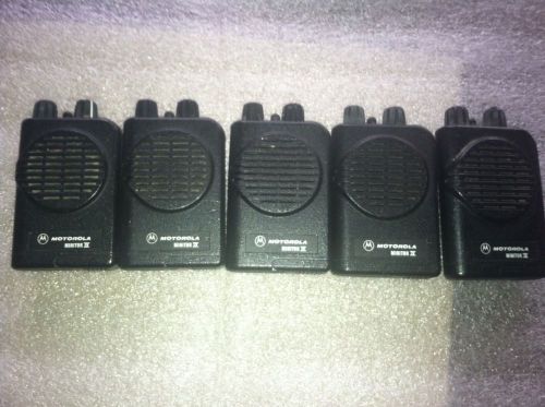 Lot of 5 Motorola Minitor IV VHF 151-158 MHz  single chl pagers  A03KUS7238AC