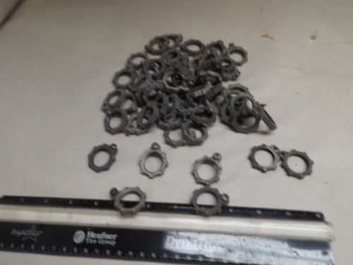 Lot of 56 1/2&#034;   Steel conduit Locknuts Electrical with screws Lock Nuts