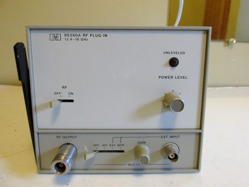 HP  86260A RF PLUG-IN (12,4 - 18 GHz)