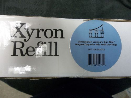 Xyron Refill Combination Laminate One Side Magnet Opposite Side LM1101-10 NEW