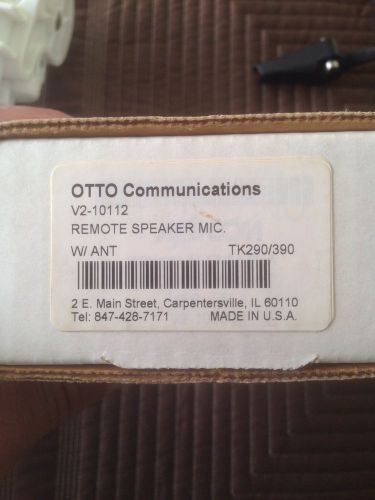 Otto Communications V2-10112 Remote Speaker Mic