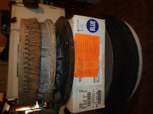 Floor buffer attachment and pad lot