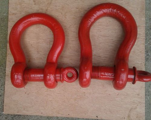 2-35 ton Crosby shackles, Made in the USA