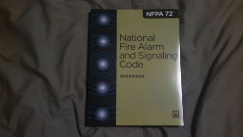 NFPA 72 2013 edition fire alarm code NEW