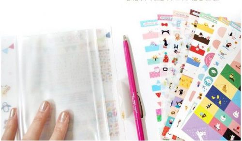 Joo Zoo Diary calendar Filofax Schedule Notebook Deco Point Sticker 8sheet Pack
