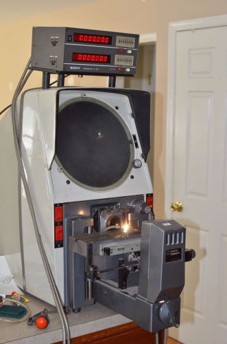 Gage master optical comparator 12&#034; model 29 w/ sony dro tested. works great! for sale