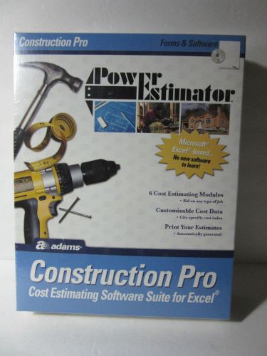 Adams PowerEstimator: Construction Pro - ALB503SW