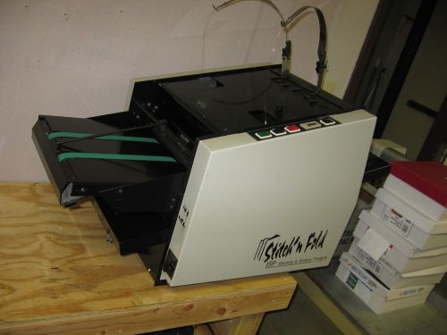 Isp b-1000 stitch &amp; fold booklet maker w/wire spools        stahl mbm heidelberg for sale