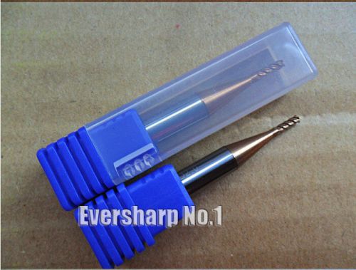 Lot 3pcs solid carbide 4flute end mills cutting dia 1mm shank dia 6mm hrc68 mill for sale