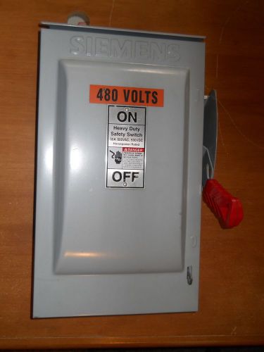 Siemens Heavy Duty Fusible Disconnect Switch, Very Good Condition, Please Call!!