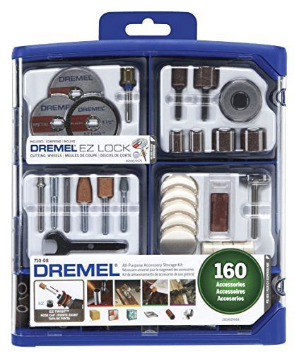 Dremel 710-08 all-purpose 160-piece rotary accessory kit set with case new for sale