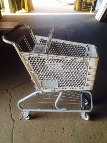 Shopping Carts LOT 10 Mini Dollar Store Small Used Fixtures Gray Plastic Baskets