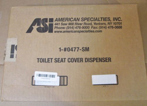 American specialties asi 0477-sm surface mounted toilet seat cover dispenser for sale