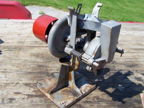 Old CAST IRON Burr Corn Feed Grinder Grist Mill Hit Miss Gas Engine Steam WOW!