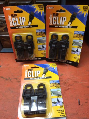 Homax cinch-tite tarp clip, pack of two, qty three pkgs. new! for sale
