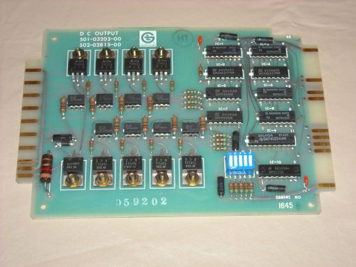 Giddings &amp; Lewis Dc Output Board 502-02815-00