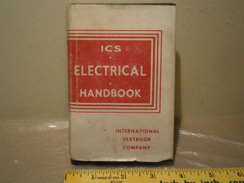 ICS Electrical Handbook Vintage 1927 Engineers Electricians Textbook Free Ship.