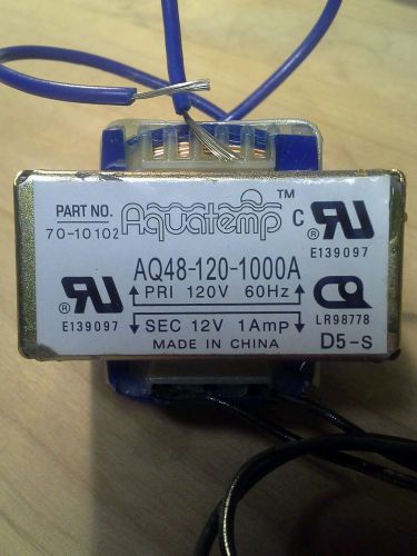 AQUATEMP STEP DOWN TRANSFORMER AQ48-120-1000A 120V / 12V