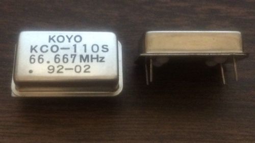 66 Mhz 66.667 Mhz Full Can Koyo Crystal Oscillators New Leftovers Pre Trimmed