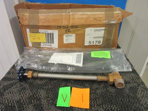Greenfield check valve long stem 4-920-07-0011 navy surplus carrier brass for sale