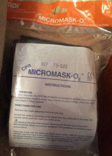 CPR Micro mask O2, New