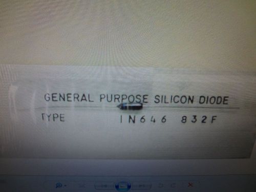 500 Pieces of 1N646 Diodes, Manufacturer TI