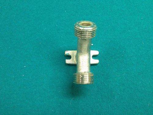 Draft beer line wall bracket - 3/8&#034; bore flow routing - kegerator hose fitting for sale