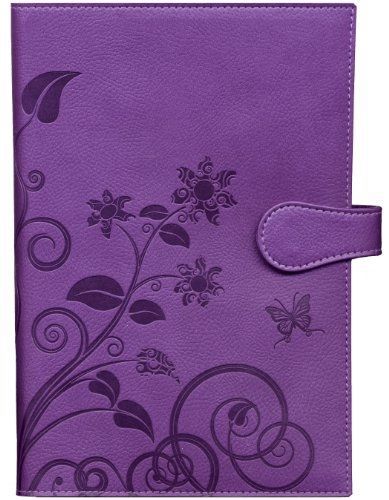 Pierre Belvedere Executive Line A5 Refillable Embossed Notebook, Organic