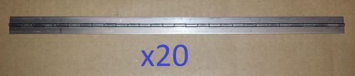 20 Pc Lot-Steel Piano Hinge 14.25 x .75 (3/4) Door/Sheet Metal/Wood/Cabinet