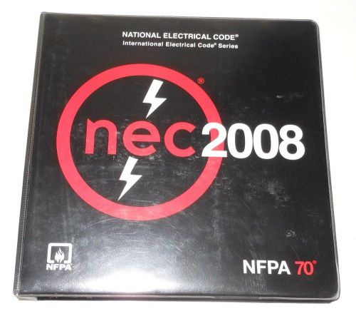 NEC 2008 National Electric Code NFPA 70