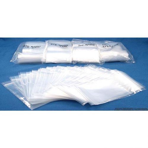 500 Resealable Plastic Bags 3&#034; x 5&#034;