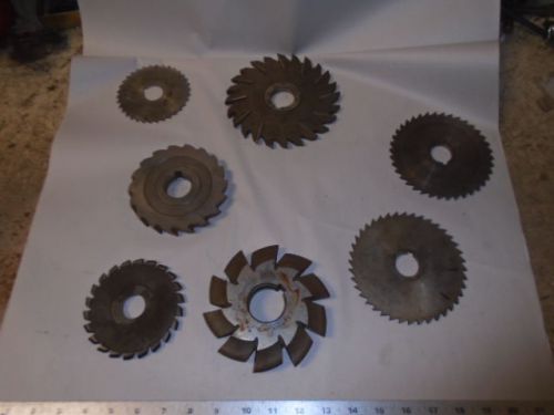 MACHINIST TOOLS LATHE MILL Machinist Lot of Larger Slitting Milling Saw Blade s