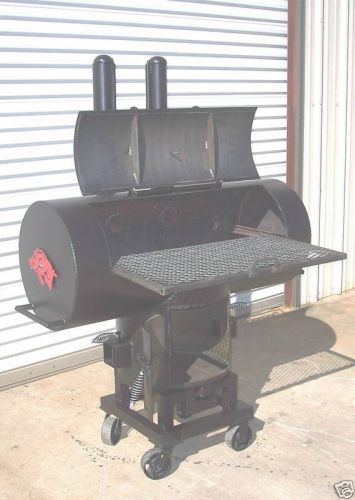 New tailgate bbq pit smoker and charcoal grill w/ stand for sale
