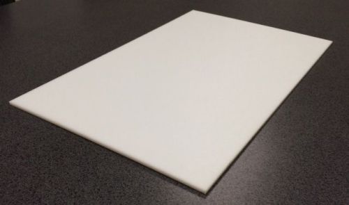 HDPE Cutting BOARD White .250&#034; 12&#034; x 24&#034; 2SF Dishwasher safe  FDA USDA LOT of 2!