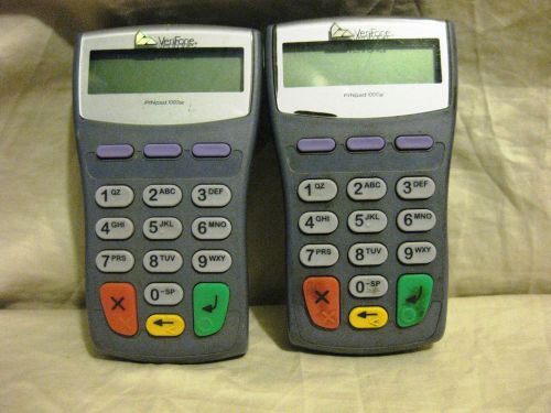 Set of 2 Verifone PINpad Pin Model 1000SE For Credit Card Terminal Machine