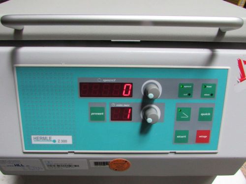 Hermle Z 300 Centrifuge with Manual Made in Germany