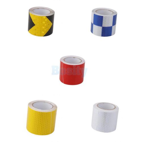 5 Rolls 3M Self Adhesive Reflective Conspicuity Tape Safety Film Strip