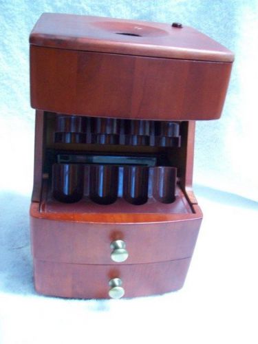Solid Wood Coin Sorter / Roller / Wrapper Battery Powered with Drawer