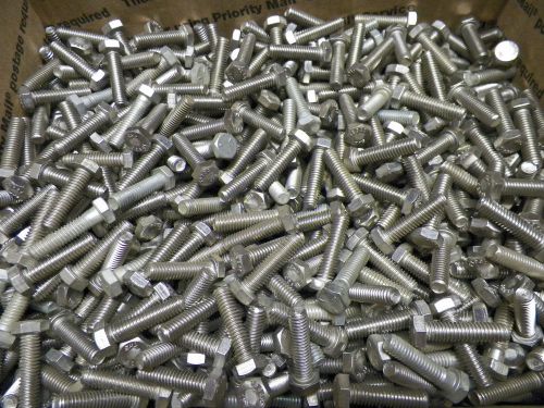 Bolts 5/16-18 x 1 1/4&#034; hex head capscrews grade 5 steel (650bolts) for sale