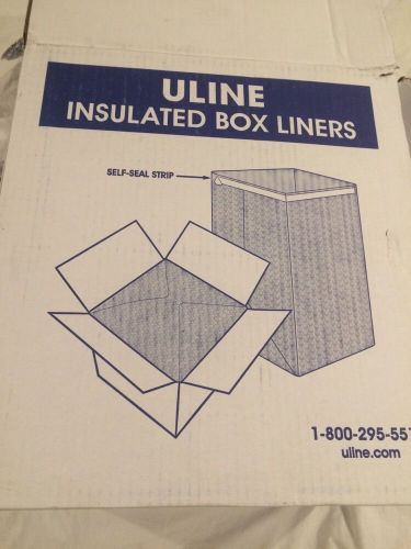 Uline Insulated Box Liners Mixed Lot NEW