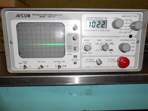 Avcom psa 37d spectrum analyzer for sale