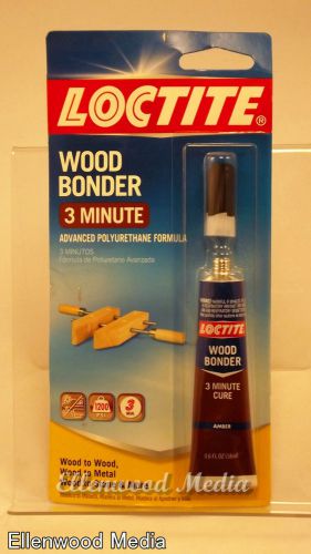 Loctite Wood Bonder Glue Adhesive 3 minute .6 fl oz Amber Color New ZZ K
