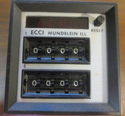 Ecci electronic counters &amp; controls  mu124a-1  4 digit counter mu124a  mu12 for sale