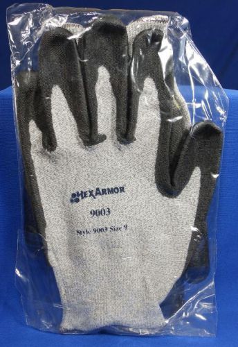 Hexarmor superfabric ansi f1790 level 5 safety gloves style 9003 large for sale