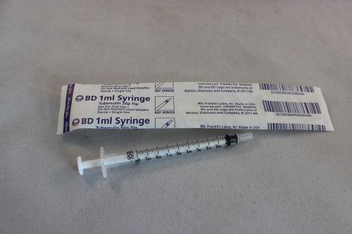 200 BD Syringe Tuberculin Slip Tip 1mL 309659 NEW 200 (Syringe Only)