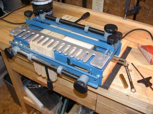 12&#034; DOVETAIL ROUTER JOINT FIXTURE JIG DOVE TAILS BOX JOINTS W/ ALUMINUM TEMPLATE